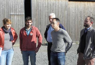 Claire Tessier, Antonin Maurant, Michel Amblard, Didier Dorin et Olivier Guérin.