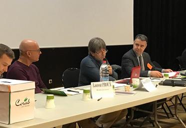 Lors de l’assemblée générale de la Corab de gauche à droite : Laurent Proux, Pascal Biteau et Jean-Louis Stenger.