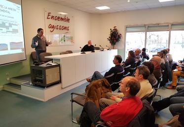 Bruno Coudry, du cabinet Eaucea, a expliqué les données analysées de 2017 ainsi que les objectifs attendus en 2018.