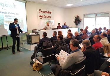 Lionel Raspiengeas, lors de l’assemblée générale 2018 
(photo d’archives).