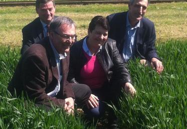 Les représentants des quatre partenaires d'Azur.