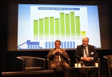 Vincent Poudevigne, directeur du groupe et Louis Tercinier, président.