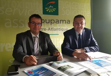 Walter Guintard et Bruno Fleury travaillent pour offrir un réseau d’assurances proche de la population rurale.