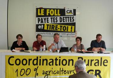 De gauche à droite : Agnès Ballu, Emmanuel Guionnet, Frank Olivier, Laetitia Plumat et Christian Laloi.