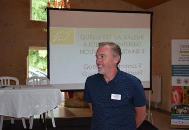 Le président d'Interbio Nouvelle-Aquitaine Philippe Lassalle Saint-Jean peut être satisfait du développement de la filière.