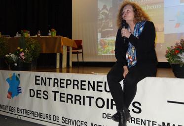 Dialogue impromptu entre les entrepreneurs des territoires et la géographe Sylvie Brunel.