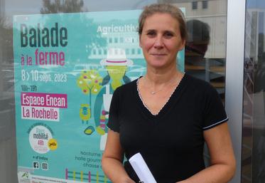 Aurélie Rocheteau, présidente de l'association Balade à la Ferme.