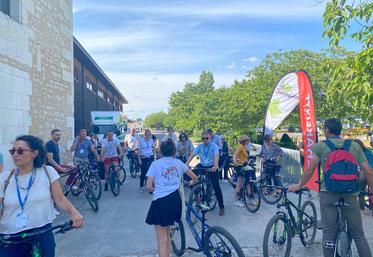 La conférence nationale était aussi l’occasion de faire découvrir la Charente par ses voies cyclables.