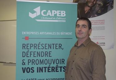 Pierre-Emmanuel Bossis a été élu le 26 octobre président de la Capeb Charente.