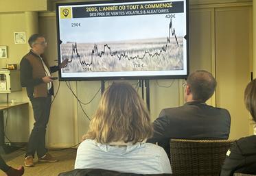 Sylvain Jessionnesse a commenté l'évolution des marchés des céréales mondiaux.