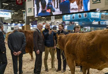 Alain Rousset a apprécié "l'accueil du monde agricole" qu'il a reçu au Salon, mercredi dernier.