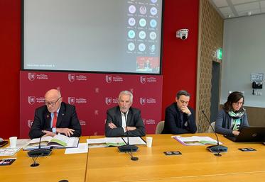 Alain Rousset (président du conseil régional) et Jean-Pierre Raynaud (vice-président) ont défendu le 5 février la vision agricole de la région.