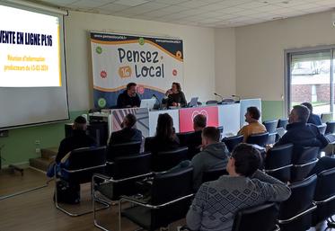 La réunion de présentation du projet de vente en ligne a eu lieu le 13 février.