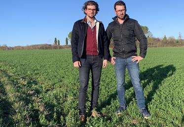 Merry Davieaud (à gauche) et Benjamin Audé, les dirigeants de MB AG. 