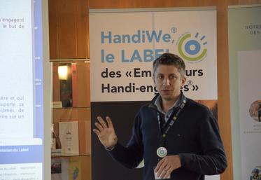 Sébastien Robineau, responsable SQVT régional Centre Ouest et référent handicap chez le distributeur Lidl à Vars.