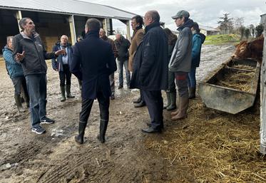 Damion Savoyant et les autres membres de Vienne Agrobio ont expliqué les problématiques des agriculteurs Bio.