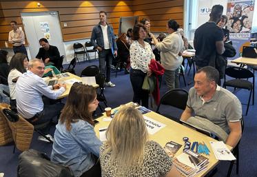 Les porteurs de projets pouvaient rencontrer 9 opérateurs mais aussi des banques et structures qui permettent de mobiliser des financements. 