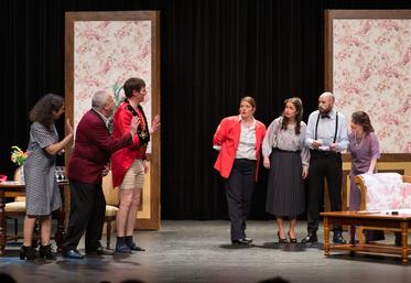 Les Compagnons de La Tour, de Mauléon, en pleine représentation.