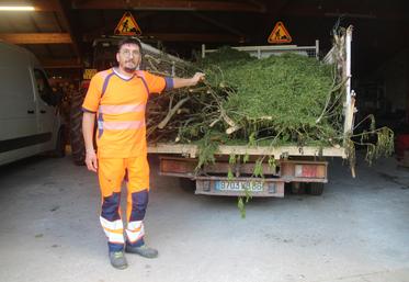 Depuis le mois de septembre, Cédric Gouin travaille pour la mairie de la Villedieu-du-Clain.
