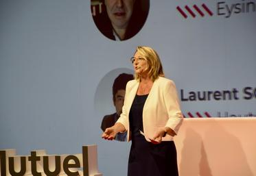 Sophie Violleau, présidente du Crédit Mutuel du Sud-Ouest.