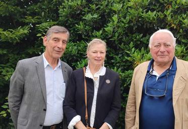 De g. à d. : Jean-Claude Gerbaud, président du SDPPR 79, Dominique de Lusigny, secrétaire, et Olivier de Bony, trésorier.