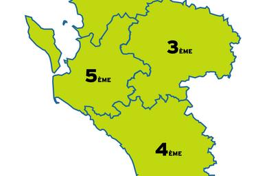 Les circonscriptions de Charente-Maritime.
