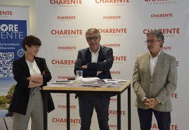 Célia Hélion, Philippe Bouty et Patrick Mardikian ont détaillé les événements prévus tout au long de l'été en Charente.