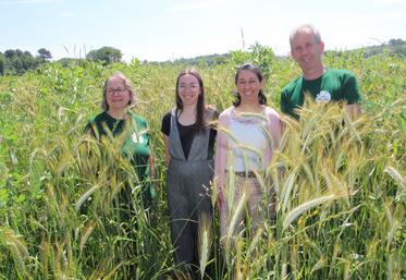 Les choix culturaux de la ferme seront présentés aux visiteurs.