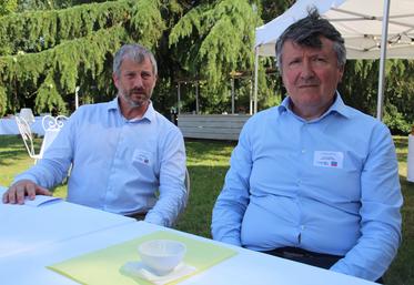 Bertrand Gilles, président du Medef Vienne, et Philippe Jehanno, président de l'UIMM 86.