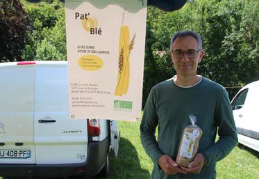 Joachim Lafond a lancé une gamme de pâtes au blé tendre en fin d'année dernière.