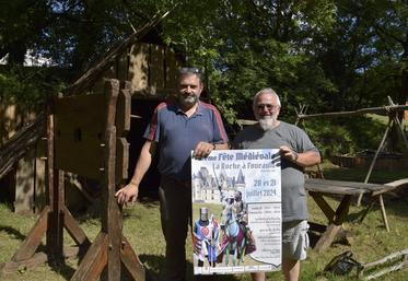 Christophe Richard et Christian Lastère sont président et vice-président de l'association La Roche à Foucauld.