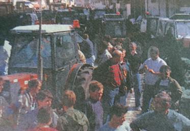 La dernière grande manifestation des viticulteurs à Cognac remonte au 28 septembre 1998.