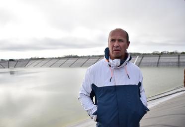 Thierry Boudaud, président de la Coop de l'eau, en 2022 à Mauzé.