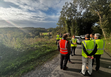 C'est à cet endroit que sera construit le viaduc de la Vienne. 