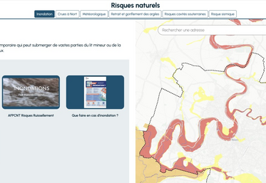 La géolocalisation permet de connaître son niveau de risque, en cas de crue notamment.