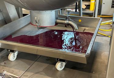 Nouveau pressoir Sphera, de technologie allemande.