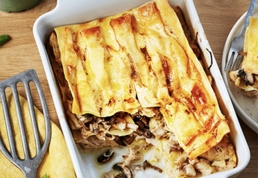 Des lasagnes de lapin, l'un des plats sur lesquels la filière mise pour séduire les jeunes générations.