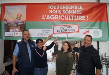 "Votons le bon sens", slogan de la FNSEA-JA pour ces élections, qui démarrent en janvier 2025.