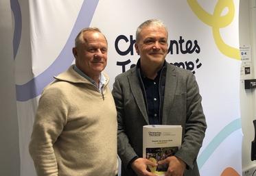 Le président Stéphane Villain et le directeur général Olivier Amblard ont présenté les nouvelles orientations de Charentes Tourisme.