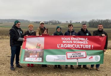 La FNSEA et JA 86 ont détaillé leur programme lors d'une réunion chez Aurélie Fleury, à Thurageau.