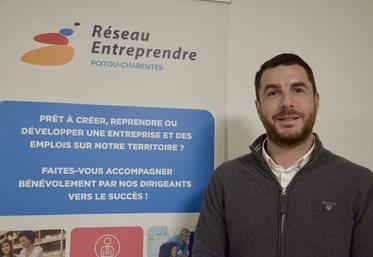 Damien Vidaud, directeur des antennes Charente et Vienne du Réseau Entreprendre.