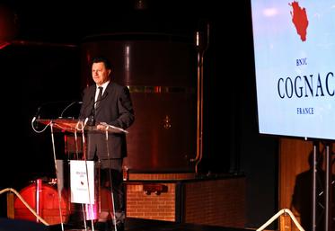 Florent Morillon a présenté les vœux de l'interprofession le 30 janvier à Jarnac.