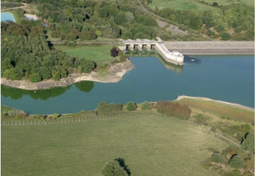 Les barrages du Cébron comme celui de La Touche Poupard sont remplis depuis l'automne.