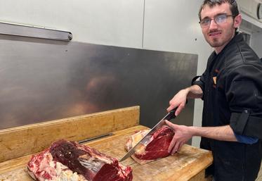 Nicolas Baudet, en BP boucherie, sera parmi les visiteurs lors de la coupe du monde de boucherie à Paris.