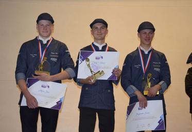 Lilyan Baz, Clément Blouin et Benjamin Sorin ont terminé aux trois premières places du concours.