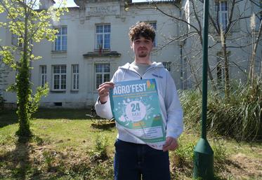 Fabien Jaguenaud est le président du nouveau comité d'organisation de l'Agro'Fest.