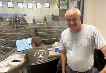 Jean-Marc Guillot est le président du marché au cadran.