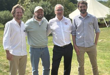 Valentin Ramel, Arnaud Delvenne, Jean-Noël Delaunois et German Mulet.