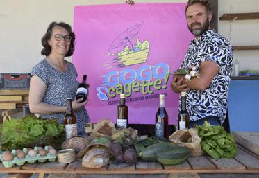 Agnès Fortin-Rousteau et Tibère Pellet font partie des producteurs associés dans Gogo Cagette.
