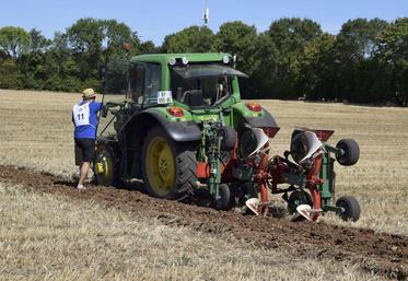 Temps fort de la fête de la terre : le concours de labour.